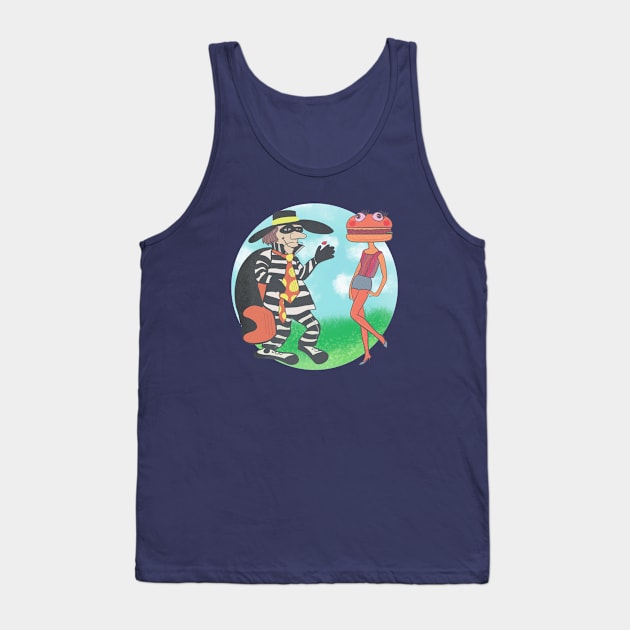 Burger Romance Tank Top by VultureVomitInc